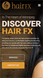 Mobile Screenshot of hairfx.ca